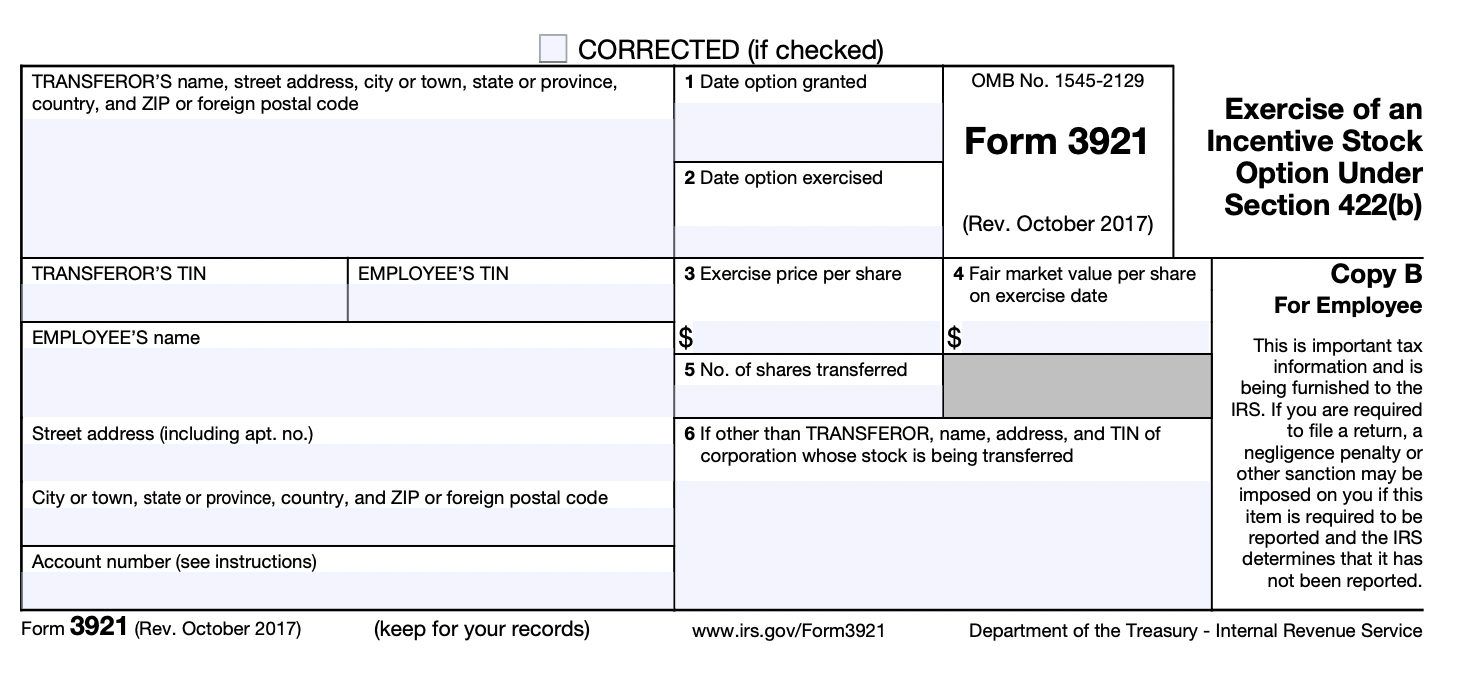 Form 3921|IRS